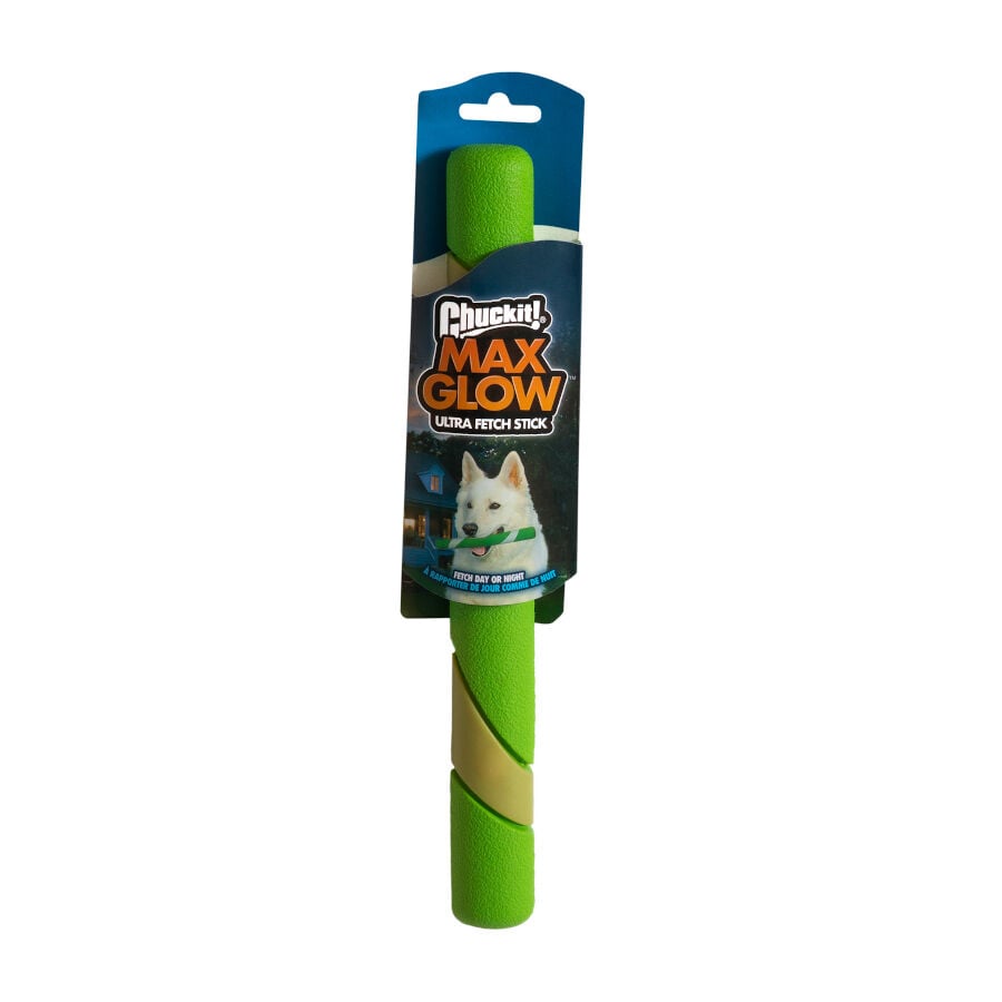 Chuckit! Max Glow Ultra Fetch Palo de Goma con Brillo para perros, , large Imagen numero 1